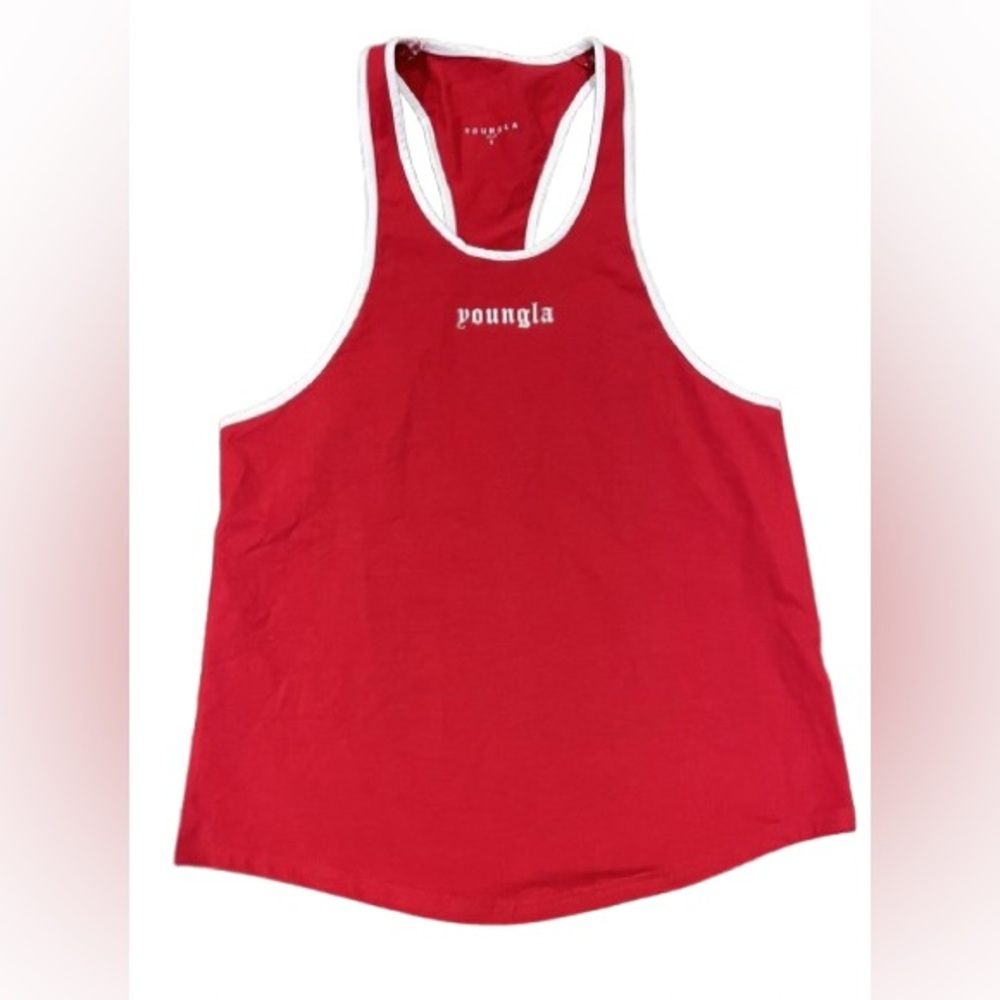 YoungLA Bold Red Racerback Tank